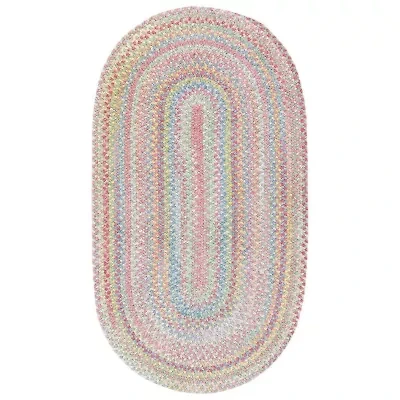 Capel Baby's Breath Oval Braided Rug