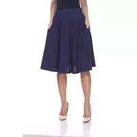 White Mark 'Saya' Flare Skirt
