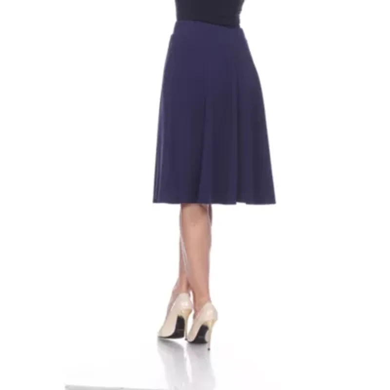 White Mark 'Saya' Flare Skirt