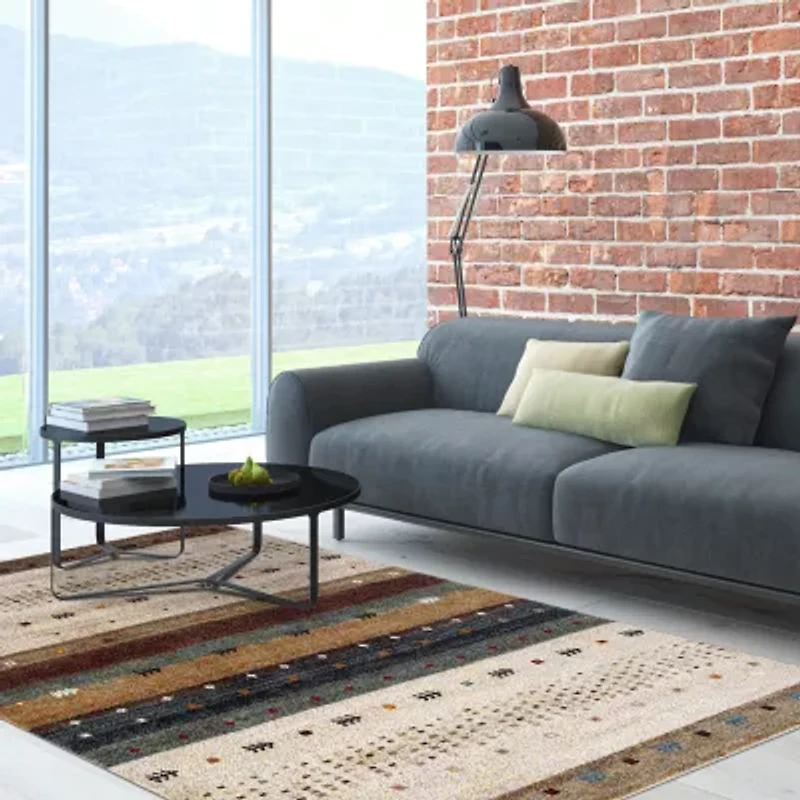 Concord Global Trading Diamond Collection Gabbeh Area Rug