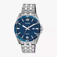 Citizen Mens Silver Tone Stainless Steel Bracelet Watch Bi5058-52l