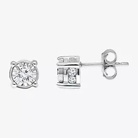 Tru Miracle 1 1/2 CT. T.W. Natural Diamond Round Stud Earrings 14K Gold