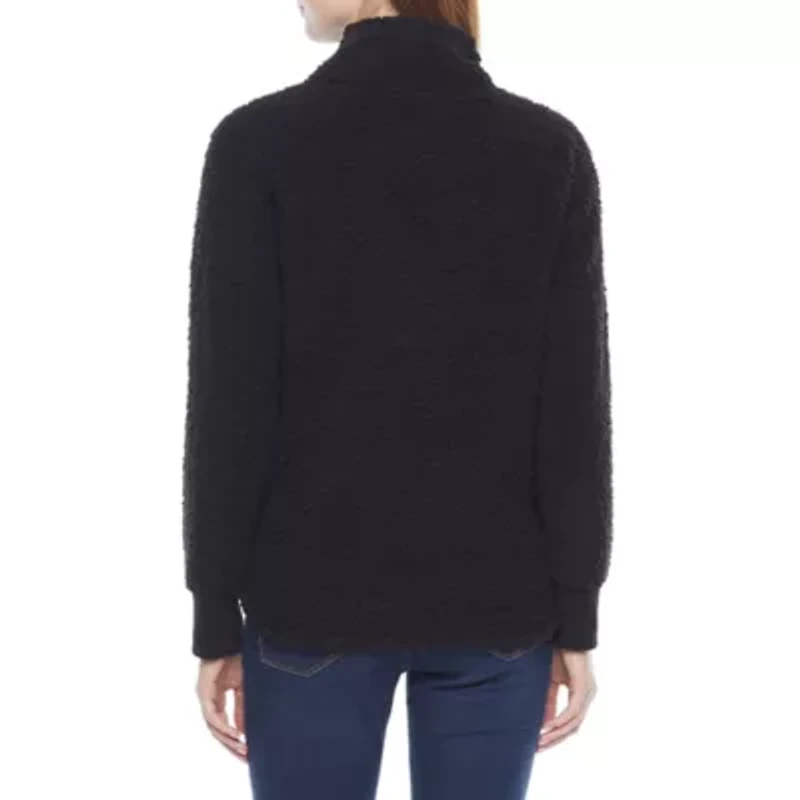 a.n.a Womens Long Sleeve Tall Mock Neck Top