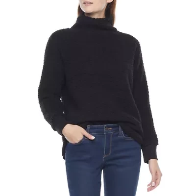 a.n.a Womens Long Sleeve Tall Mock Neck Top