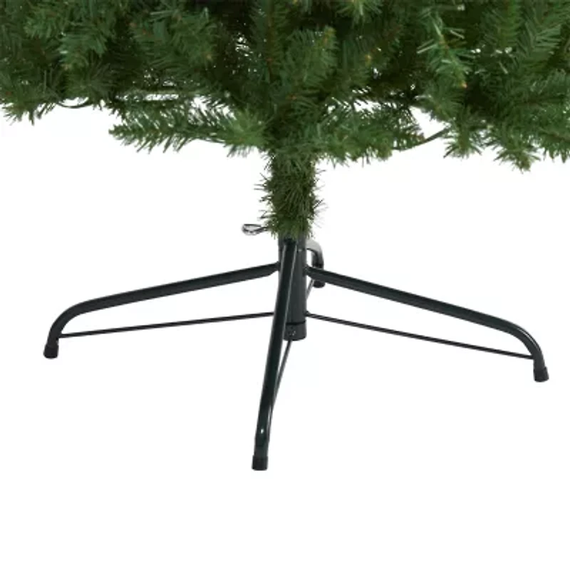 Nearly Natural 7 1/2 Foot Pre-Lit Pine Christmas Tree