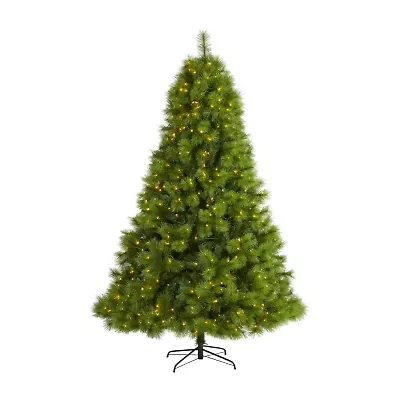 Nearly Natural Foot Pre-Lit Pine Christmas Tree