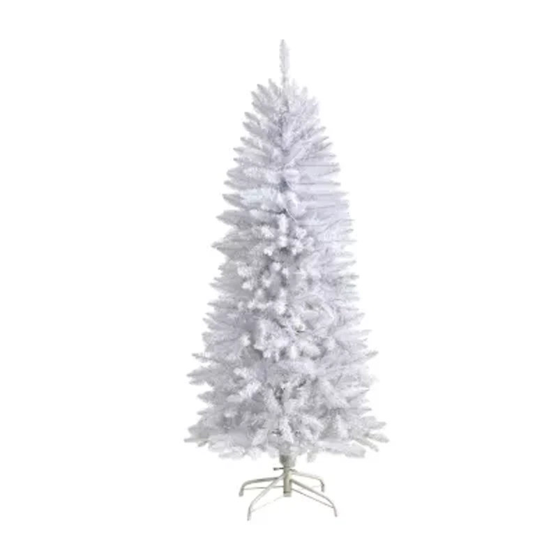 Nearly Natural Foot Pre-Lit Fir Christmas Tree