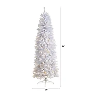 Nearly Natural Foot Pre-Lit Fir Christmas Tree