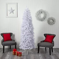 Nearly Natural Foot Pre-Lit Fir Christmas Tree