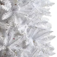 Nearly Natural 7 Foot Pre-Lit Fir Christmas Tree