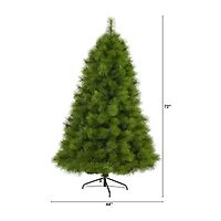 Nearly Natural 6 Foot Pre-Lit Pine Christmas Tree