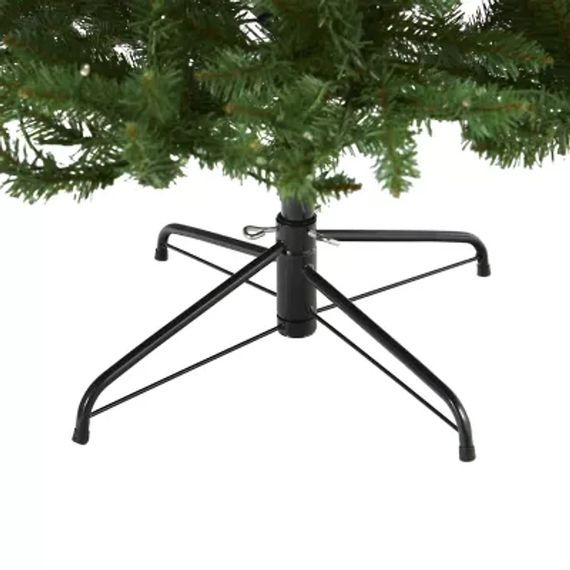 Nearly Natural 7 1/2 Foot Pre-Lit Fir Christmas Tree