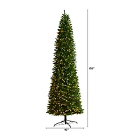 Nearly Natural Foot Pre-Lit Pine Christmas Tree
