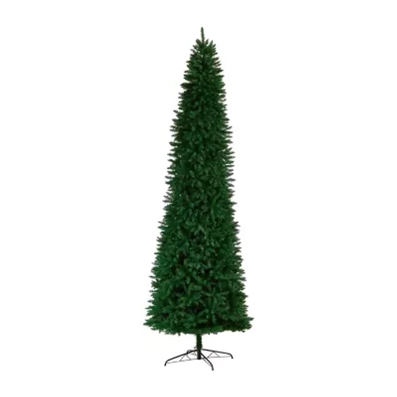 Nearly Natural Foot Pre-Lit Pine Christmas Tree