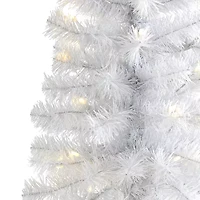 Nearly Natural 2 Foot Pre-Lit Pine Christmas Tree