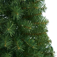 Nearly Natural 3 Foot Pre-Lit Pine Christmas Tree
