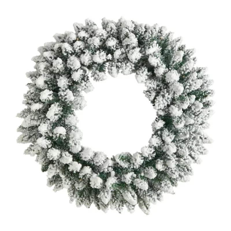 Nearly Natural Pre-Lit Wreath