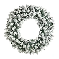 Nearly Natural Pre-Lit Wreath
