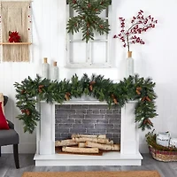 Nearly Natural Pre-Lit Wreath