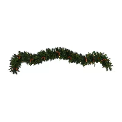 Nearly Natural Pre-Lit Wreath