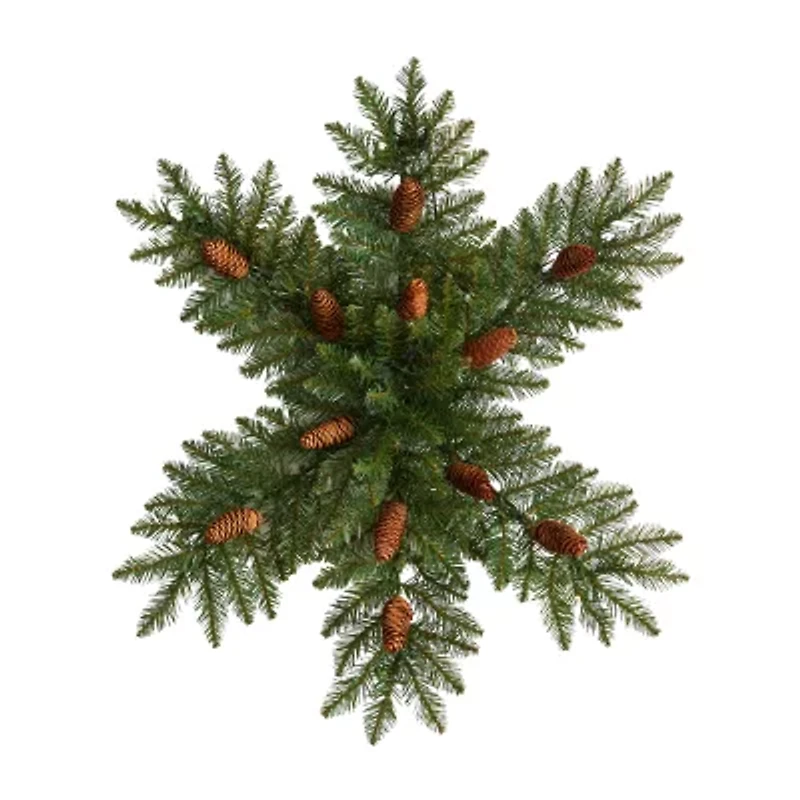 Nearly Natural Pre-Lit Wreath