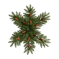 Nearly Natural Pre-Lit Wreath