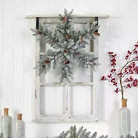 Nearly Natural Pre-Lit Wreath