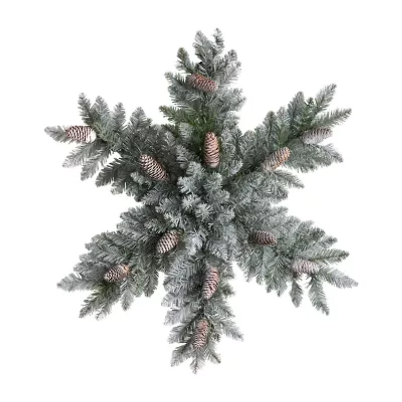 Nearly Natural Pre-Lit Wreath