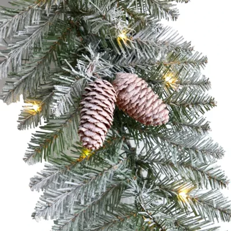 Nearly Natural Pre-Lit Wreath