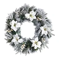 Nearly Natural Pre-Lit Wreath