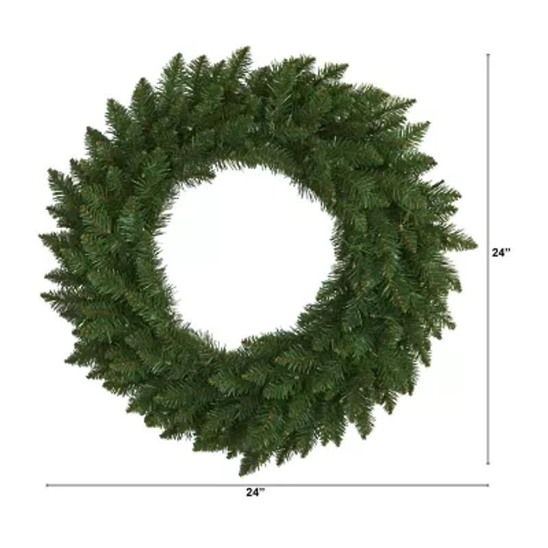 Nearly Natural Pre-Lit Wreath