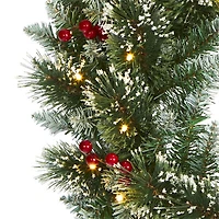 Nearly Natural Pre-Lit Wreath