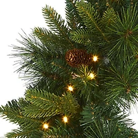 Nearly Natural Pre-Lit Wreath