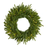 Nearly Natural Pre-Lit Wreath