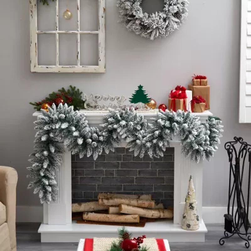 Nearly Natural Pre-Lit Indoor Garland