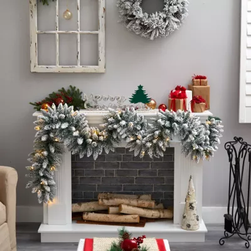 Nearly Natural Pre-Lit Indoor Garland