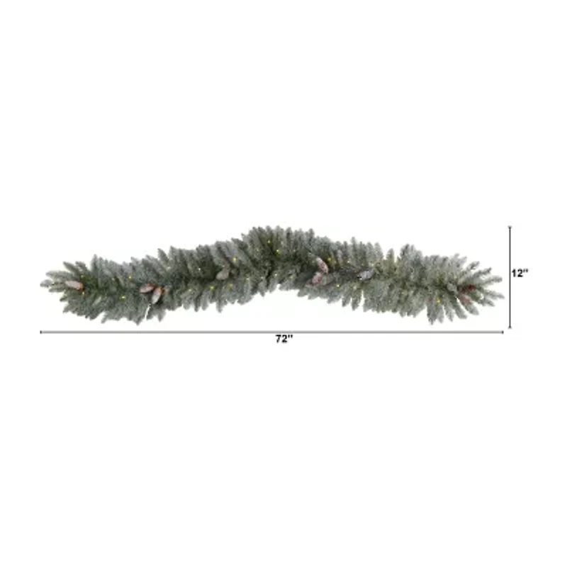 Nearly Natural Pre-Lit Indoor Garland