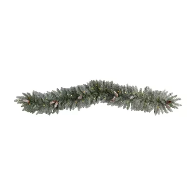 Nearly Natural Pre-Lit Indoor Garland