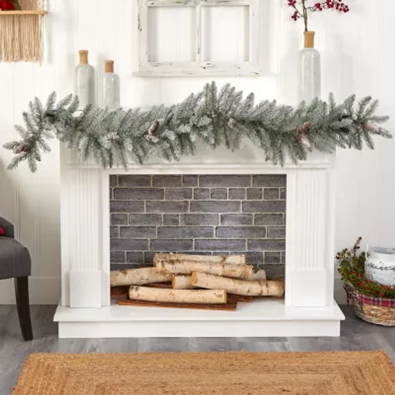 Nearly Natural Pre-Lit Indoor Garland