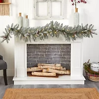 Nearly Natural Pre-Lit Indoor Garland