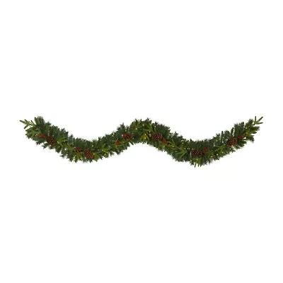 Nearly Natural Pre-Lit Indoor Garland