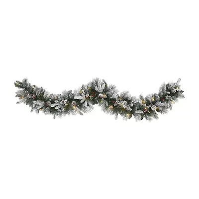 Nearly Natural Pre-Lit Indoor Garland