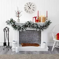 Nearly Natural Pre-Lit Indoor Garland