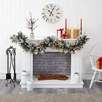 Nearly Natural Pre-Lit Indoor Garland