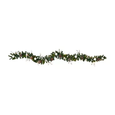 Nearly Natural Pre-Lit Indoor Garland