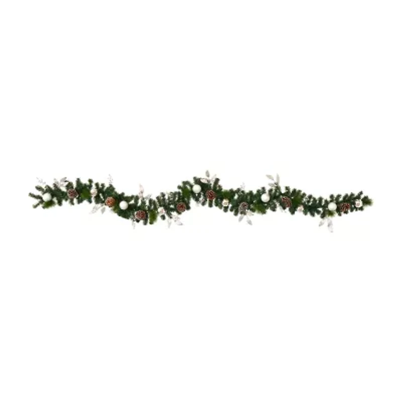 Nearly Natural Pre-Lit Indoor Garland