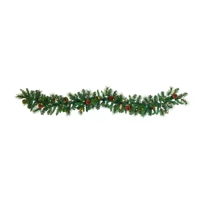 Nearly Natural Pre-Lit Indoor Garland