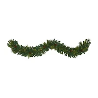 Nearly Natural Pre-Lit Indoor Garland