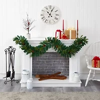 Nearly Natural Pre-Lit Indoor Garland