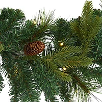 Nearly Natural Pre-Lit Indoor Garland